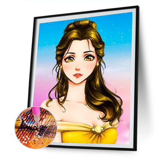 Disney Princess 30*40CM(Canvas) Full Round Drill Diamond Painting