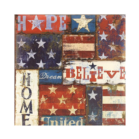 Independence Day Flag Puzzle - Full Round Drill Diamond Painting 30*30CM