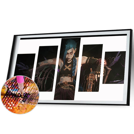 Jinx - Full Round Drill Diamond Painting 100*55CM