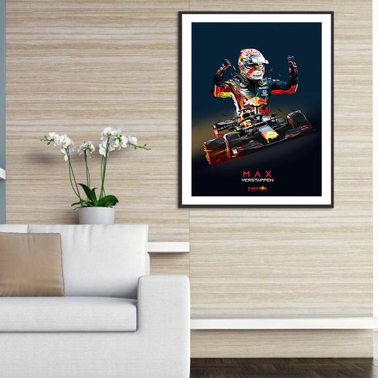 Racing - Full Round Drill Diamond Painting 30*40CM