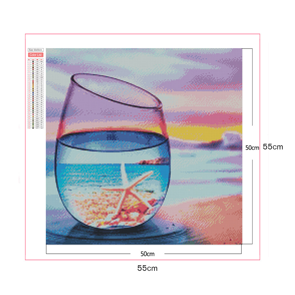 Cup Mid Shot - Full Square Drill Diamond Painting 50*50CM