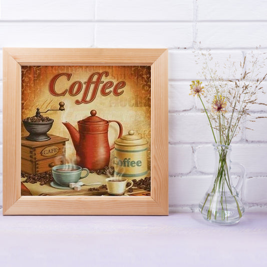 Coffee - Full Square Drill Diamond Painting 30*30CM