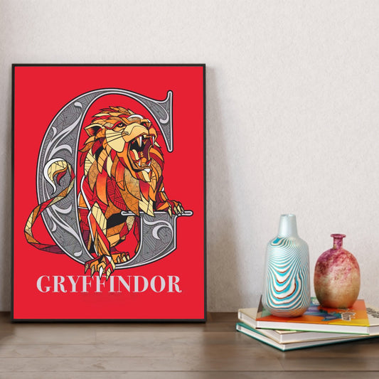 Harry Potter Badge - Full Round Drill Diamond Painting 30*40CM