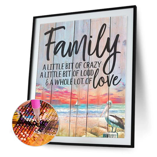 Word - Full Round Drill Diamond Painting 30*40CM