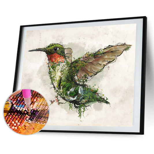 Hummingbird Art - Full Round Drill Diamond Painting 40*30CM