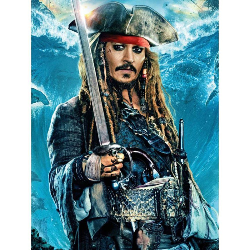 Pirates Of The Caribbean - Full Round Drill Diamond Painting 30*40CM