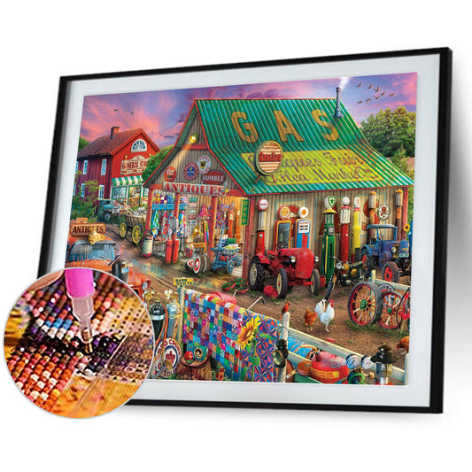 Shop Market - Full Round Drill Diamond Painting 50*40CM