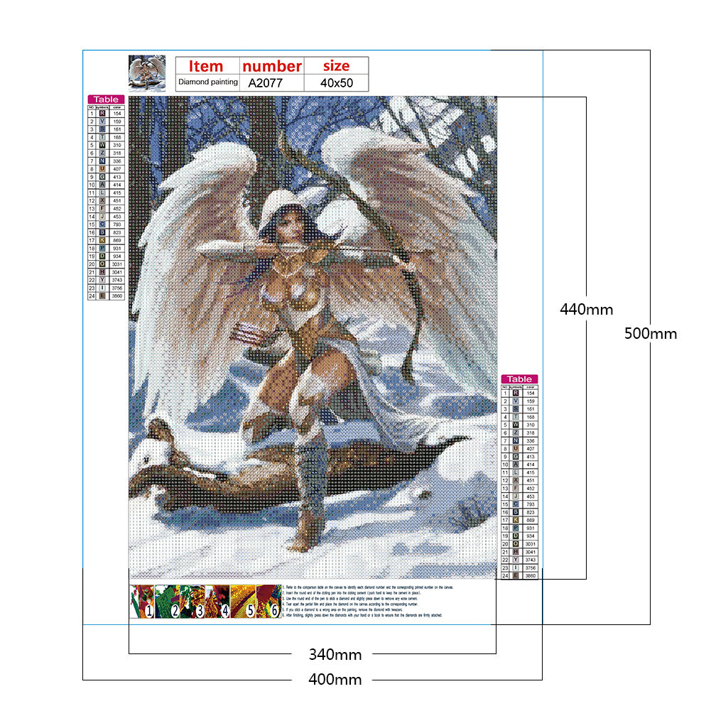 Archery Goddess - Full Round Drill Diamond Painting 40*50CM