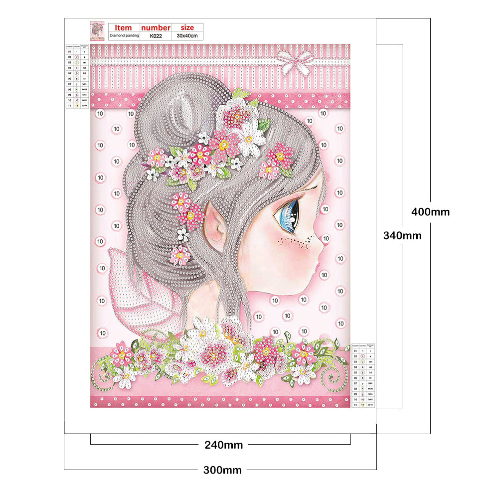 Elf Girl - Special Shaped Drill Diamond Paiting 30*40CM