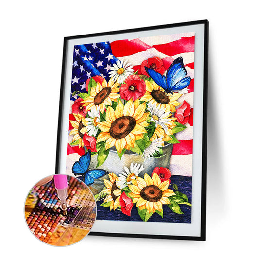 Butterfly - Full Square Drill Diamond Painting 30X40CM