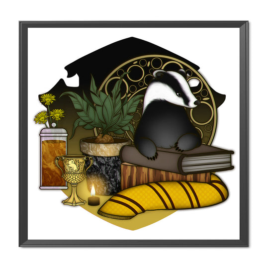 Harry Potter - Hufflepuff - 14CT Counted Cross Stitch 40*40CM