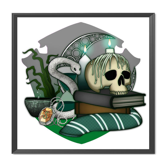 Harry Potter - Slytherin - 14CT Counted Cross Stitch 40*40CM