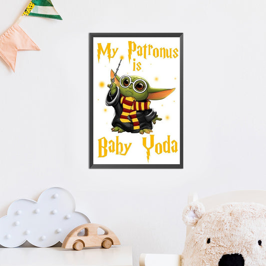 Yoda - 11CT Stamped Cross Stitch 40*55CM