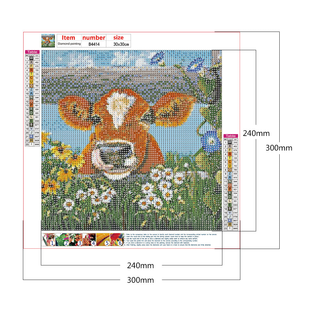 Cows - Full Round Drill Diamond Painting 30*30CM