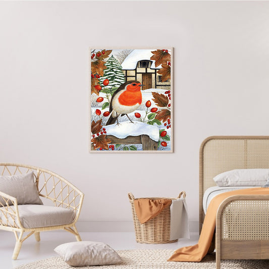 Bird - Full Square Drill Diamond Painting 30X40CM