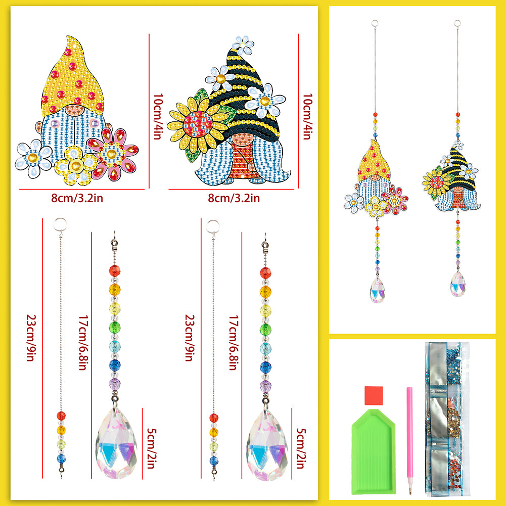 Crystal Light Catcher Diamond Painting Pendant Rainbow Chaser DIY Hanging