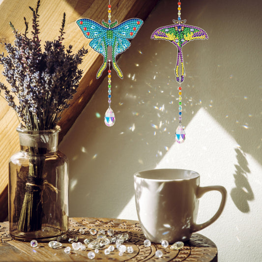 Crystal Light Catcher Diamond Painting Pendant Rainbow Chaser DIY Hanging