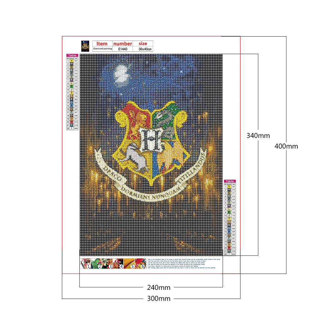 Harry Potter - Full Round Drill Diamond Painting 30*40CM