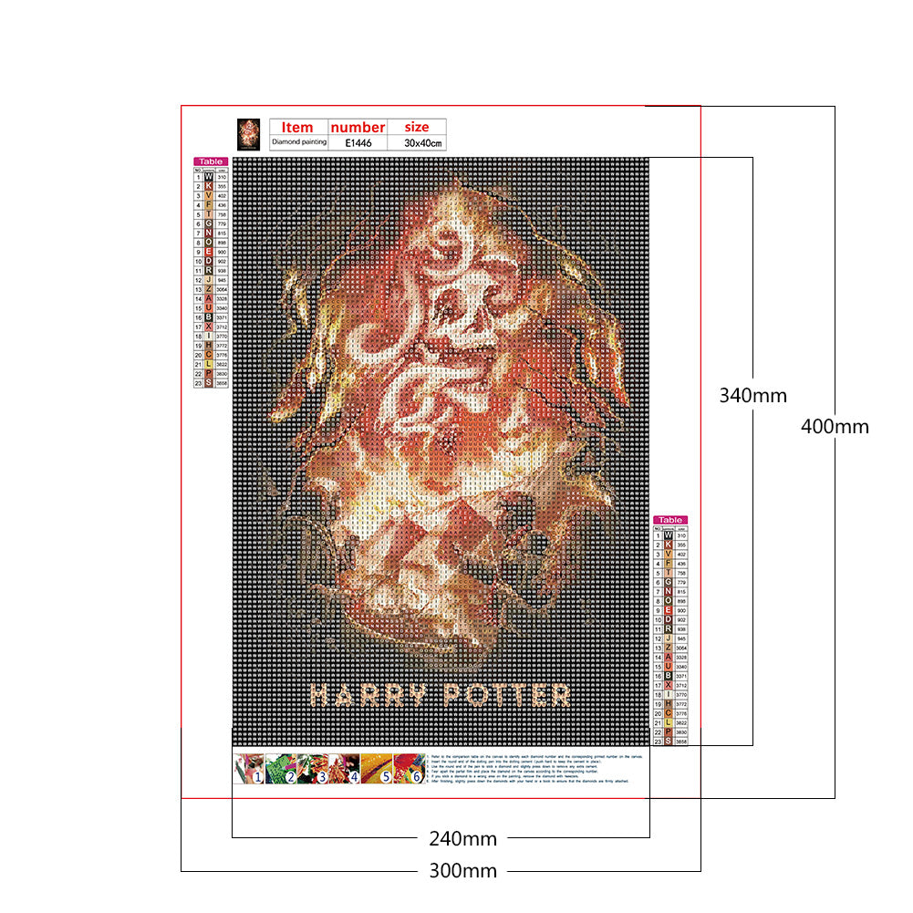 Harry Potter - Full Round Drill Diamond Painting 30*40CM
