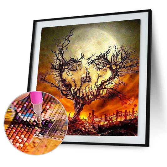Skull Tree - Full Square Drill Diamond Painting 30*30CM