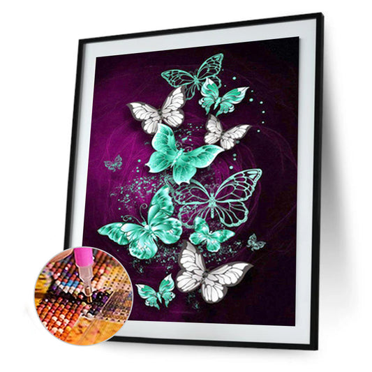 Butterfly - Full Square Drill Diamond Painting 30*40CM