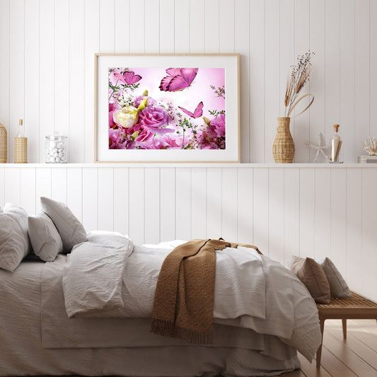 Butterfly - Full Square Drill Diamond Painting 30*40CM