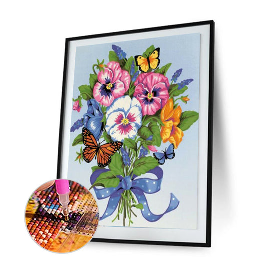 Butterfly - Full Square Drill Diamond Painting 30*40CM