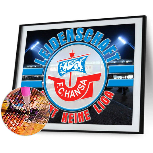 Team Logo - Full Round Drill Diamond Painting 40*30CM