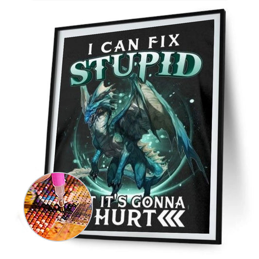 Animal Calligraphy - Full Square Drill Diamond Painting 40*50CM