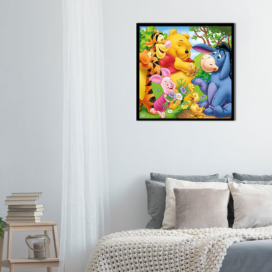 Winnie The Pooh - Full Round Drill Diamond Painting 50*50CM