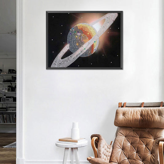 Planet - Special Shaped Drill Diamond Paiting 40*30CM