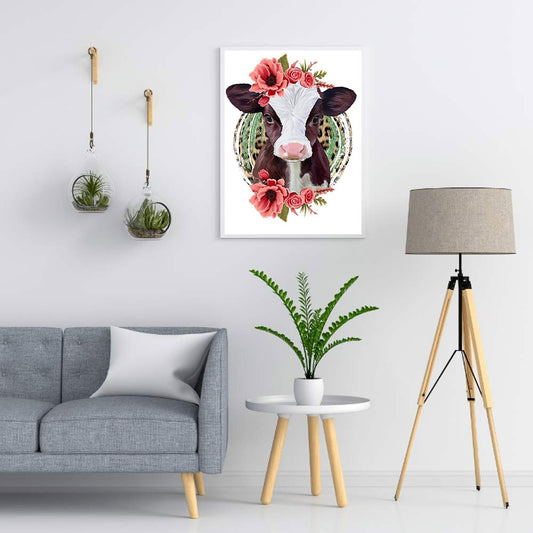 Cows - Full Round Drill Diamond Painting 30*40CM