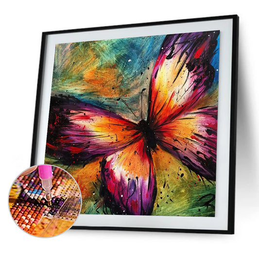 Butterfly - Full Square Drill Diamond Painting 30*30CM