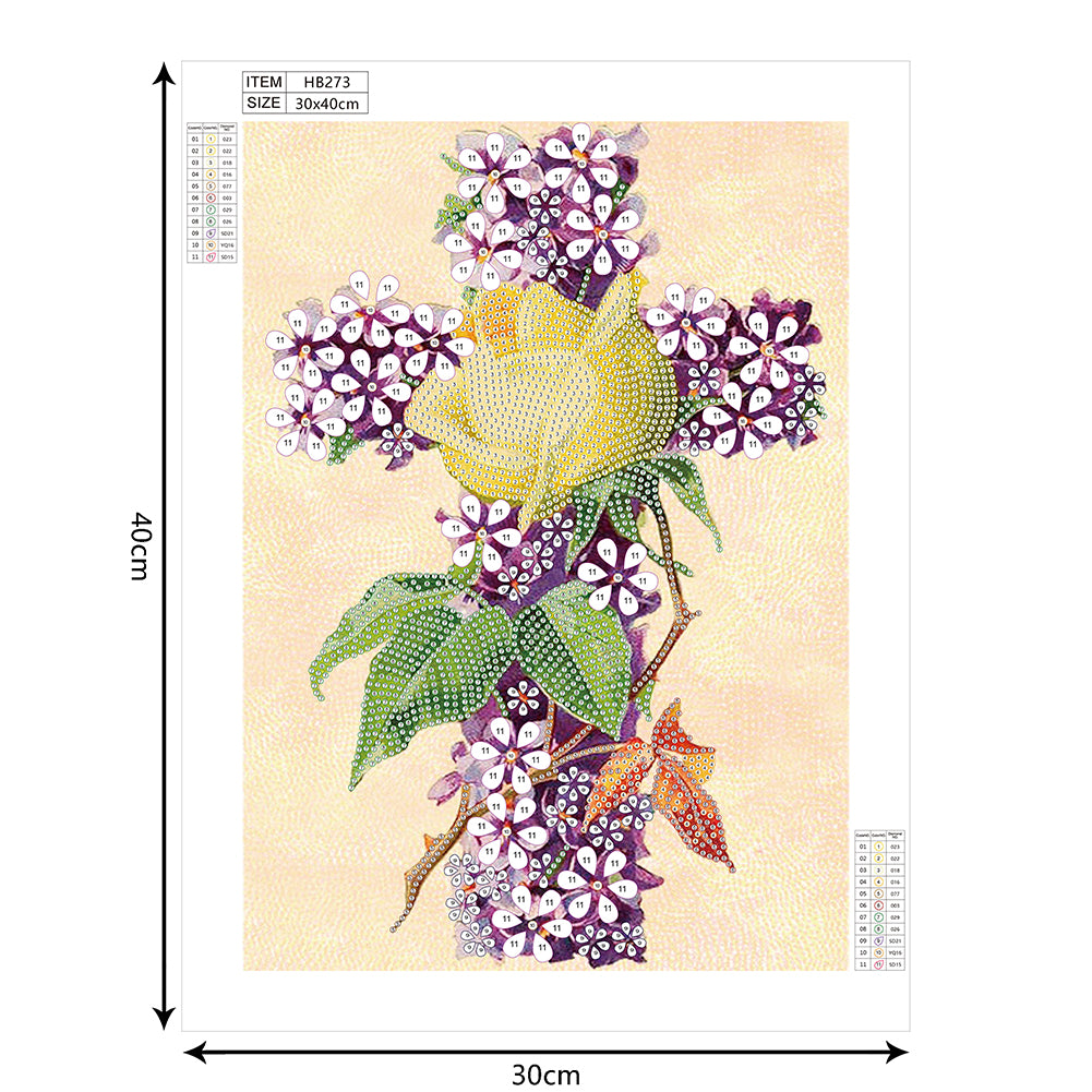 Cross - Special Shaped Drill Diamond Paiting 30*40CM