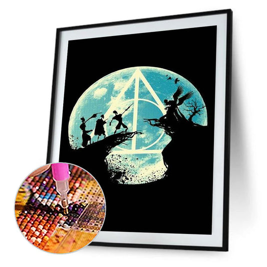 Silhouette - Full Round Drill Diamond Painting 30*40CM