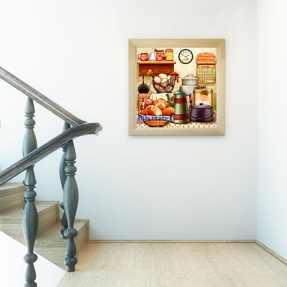 Kitchen Supplies - Full Round Drill Diamond Painting 40*40CM