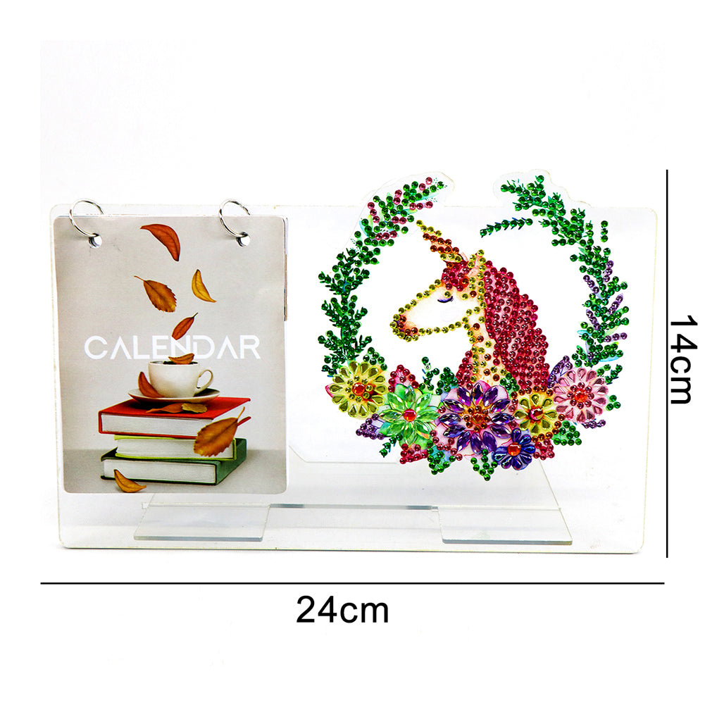 DIY Diamond Painting Desktop Paper Calendar Daily Scheduler Table Planner