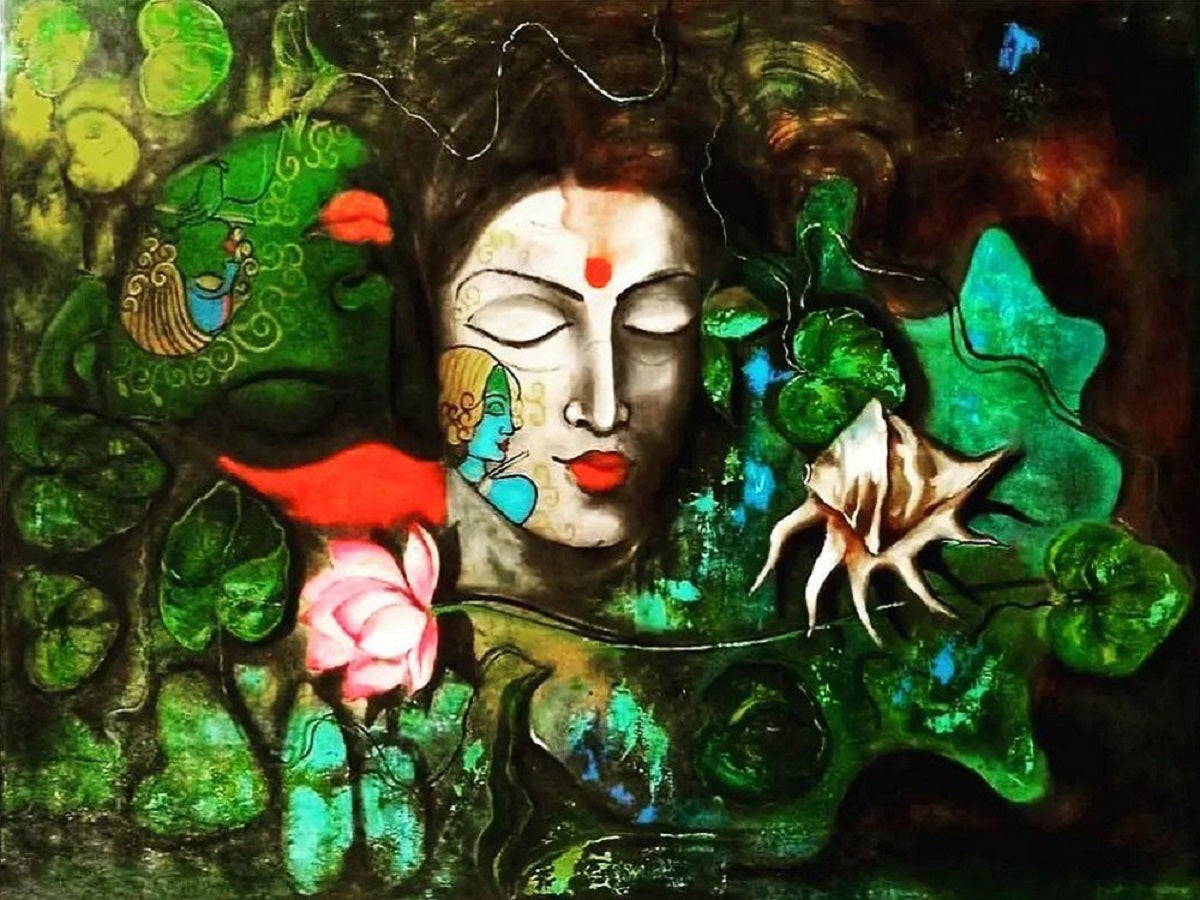 Human Face - Full Round Drill Diamond Painting 40*30CM