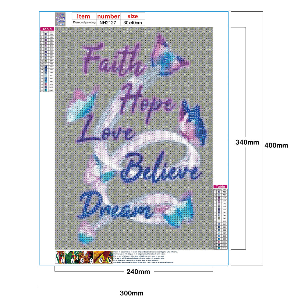 Butterfly - Full Round Drill Diamond Painting 30*40CM