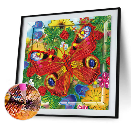 Butterfly - Special Shaped Drill Diamond Paiting 30*30CM