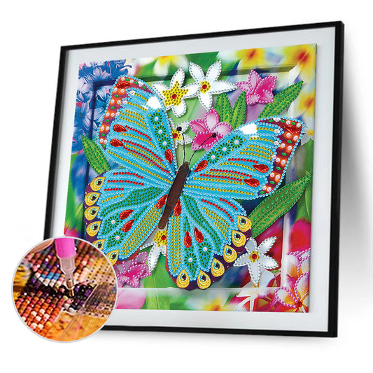 Butterfly - Special Shaped Drill Diamond Paiting 30*30CM