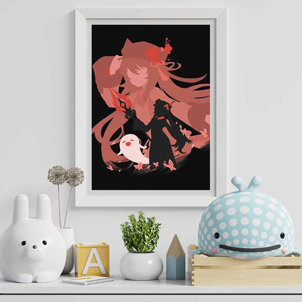 Anime Game Original God - Full Round Drill Diamond Painting 30*40CM