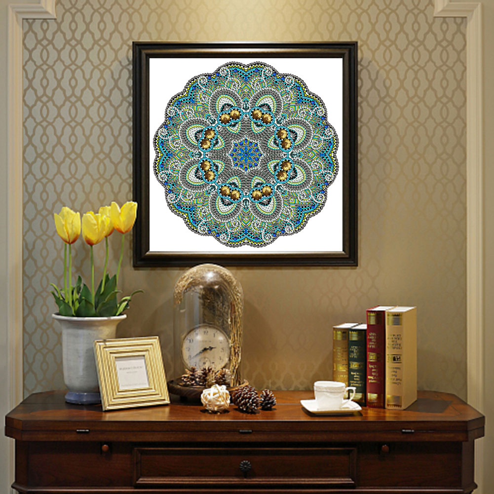 Mandala Pattern - Special Shaped Drill Diamond Paiting 30*30CM