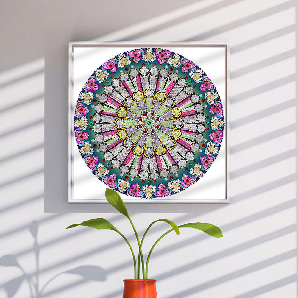 Mandala Pattern - Special Shaped Drill Diamond Paiting 30*30CM