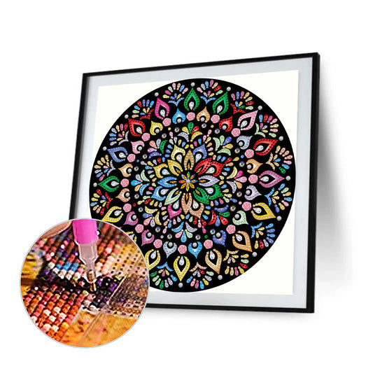 Mandala Pattern - Special Shaped Drill Diamond Paiting 30*30CM