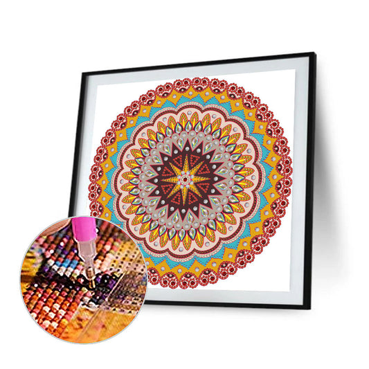Mandala Pattern - Special Shaped Drill Diamond Paiting 30*30CM