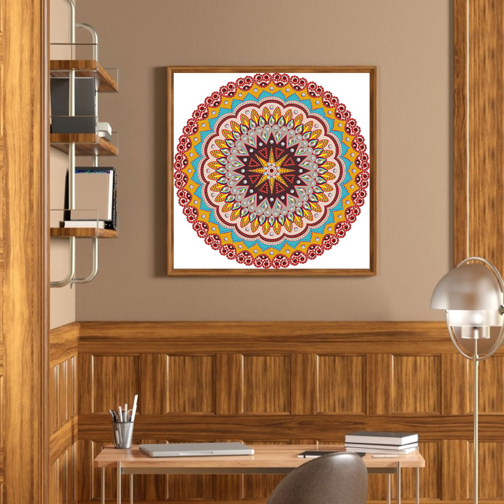 Mandala Pattern - Special Shaped Drill Diamond Paiting 30*30CM