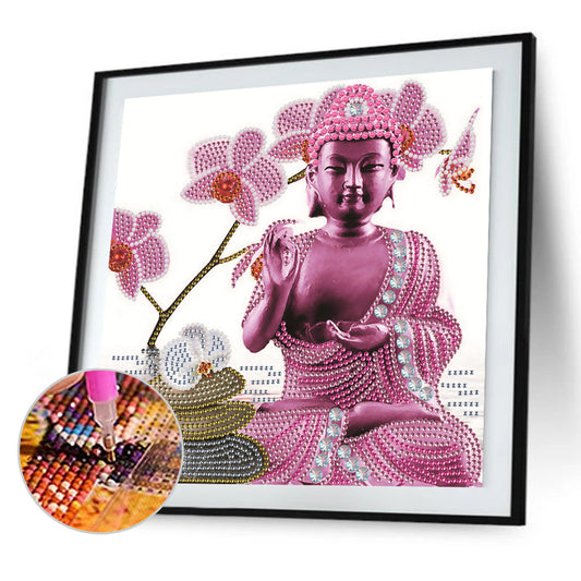 Buddha Statue - Special Shaped Drill Diamond Paiting 30*30CM
