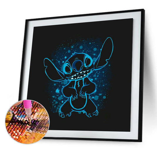 Disney Animated Stitch - Stitch Silhouette - Full Square Drill Diamond Painting 30*30CM