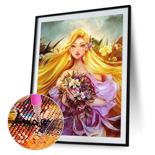 Princess Tiana - Full Round Drill Diamond Painting 40*60CM